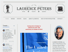 Tablet Screenshot of laurencepeters.com